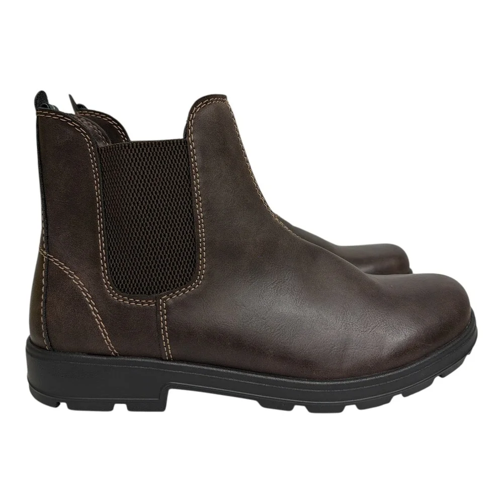 Eastland Men's Cyrus Chelsea Boots Size 12D EU46 Brown NWOT